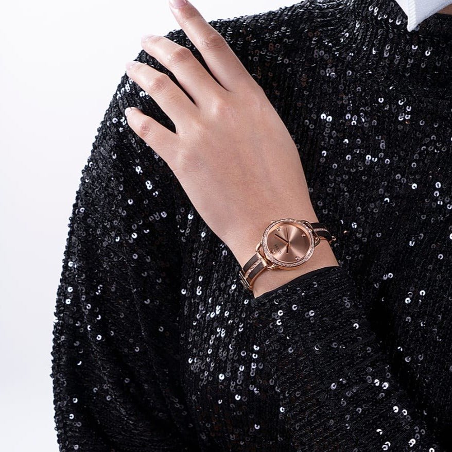 Guess Rose Gold Tone Stainless Steel Women's Watch | GW0022L3 | Time Watch Specialists