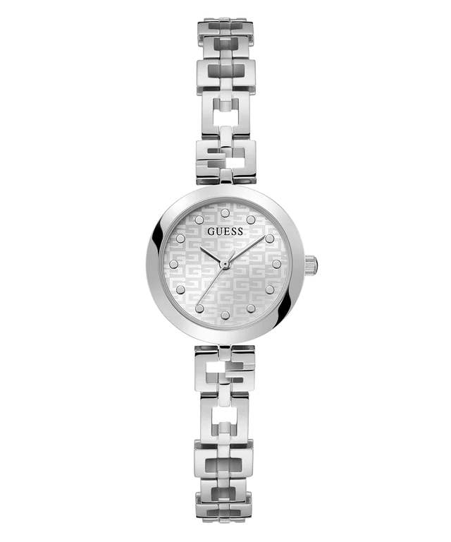 GUESS Silver-Tone Analog Woman's Watch | GW0549L1 | Time Watch Specialists