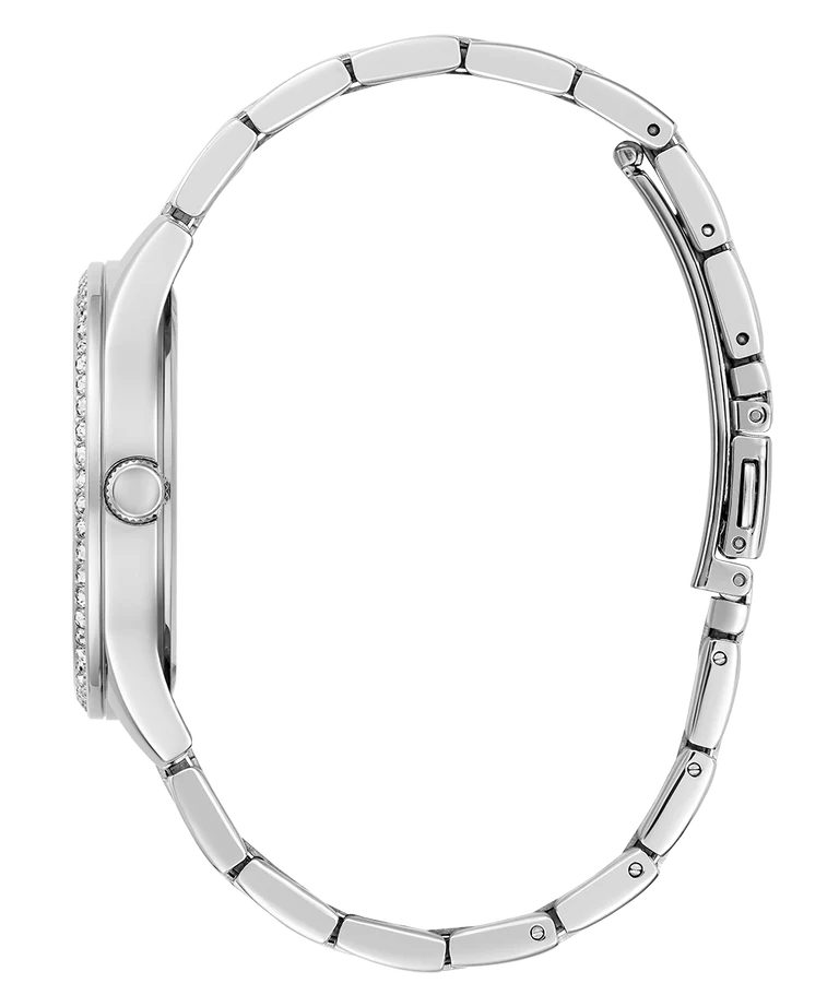 GUESS Silver Tone Analog Woman's Watch | GW0605L1 | Time Watch Specialists