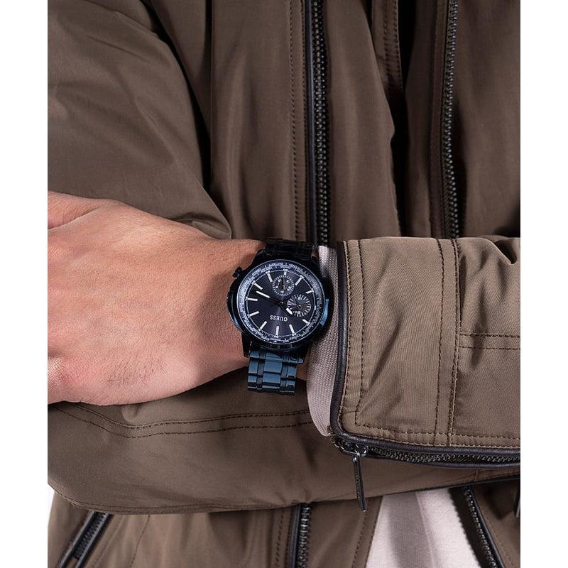 Guess Spec Black Multi-Function Gents Watch GW0490G4 | Time Watch Specialists