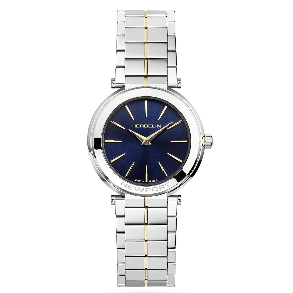 Herbelin Newport Slim Silver Women's Watch | 16922/BT15 | Time Watch Specialists