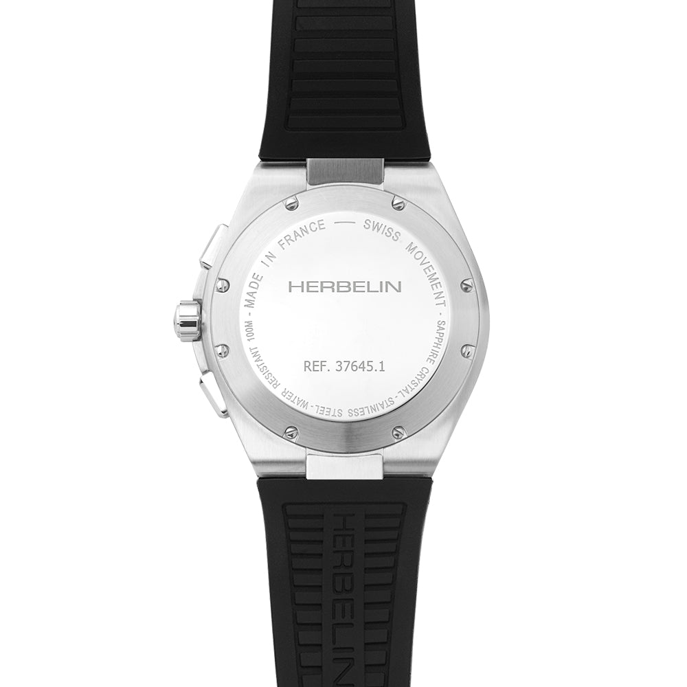 Herbelin Swiss Quartz Chronograph Men's Watch | 37645A14TR | Time Watch Specialists