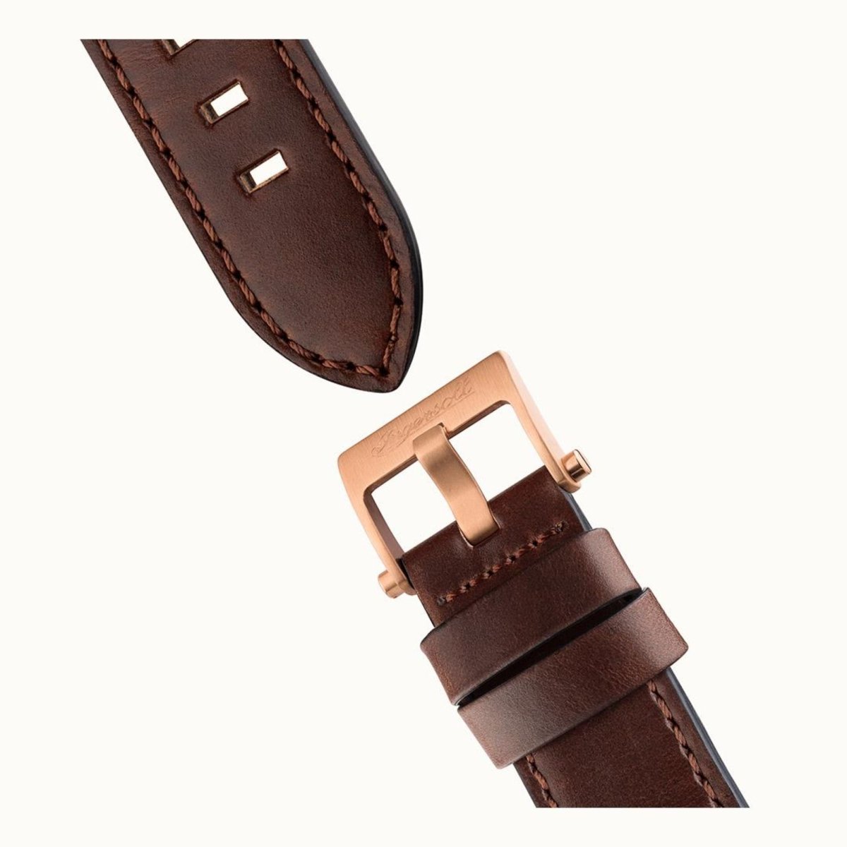 Ingersoll The Challenger Automatic Brown Leather Men's Watch - I12303 | Time Watch Specialists