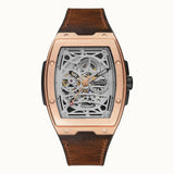 Ingersoll The Challenger Automatic Brown Leather Men's Watch - I12303 | Time Watch Specialists