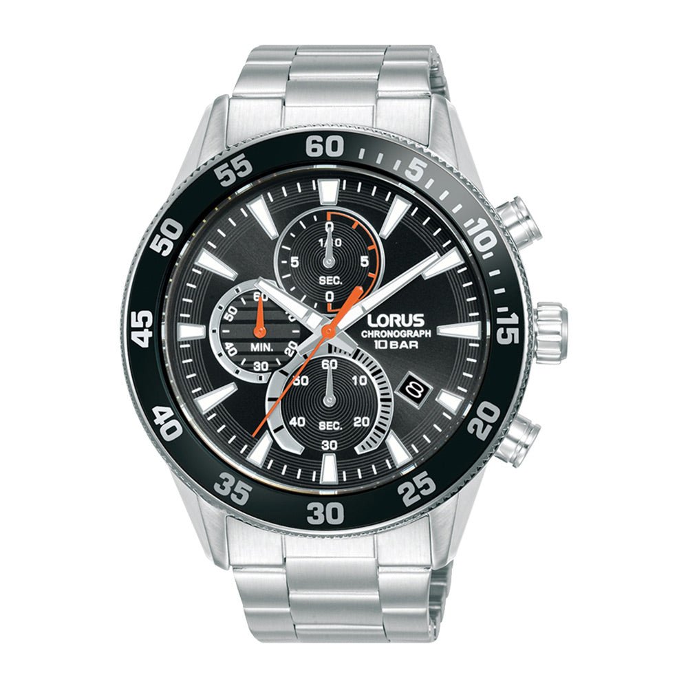 Lorus Sport Black Dial Men's Watch | RM321JX9 | Time Watch Specialists