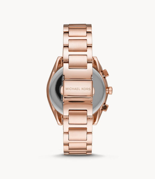 Michael Kors Jan Chronograph Rose-Gold Tone Stainless Steel Woman's Watch | MK7108