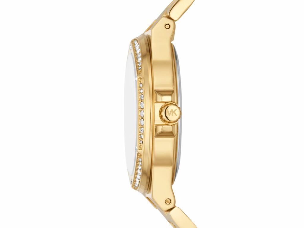 Michael Kors Lennox Three-Hand Gold-Tone Stainless Steel Woman Watch | MK7229 | Time Watch Specialists