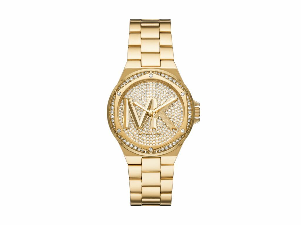 Michael Kors Lennox Three-Hand Gold-Tone Stainless Steel Woman Watch | MK7229 | Time Watch Specialists