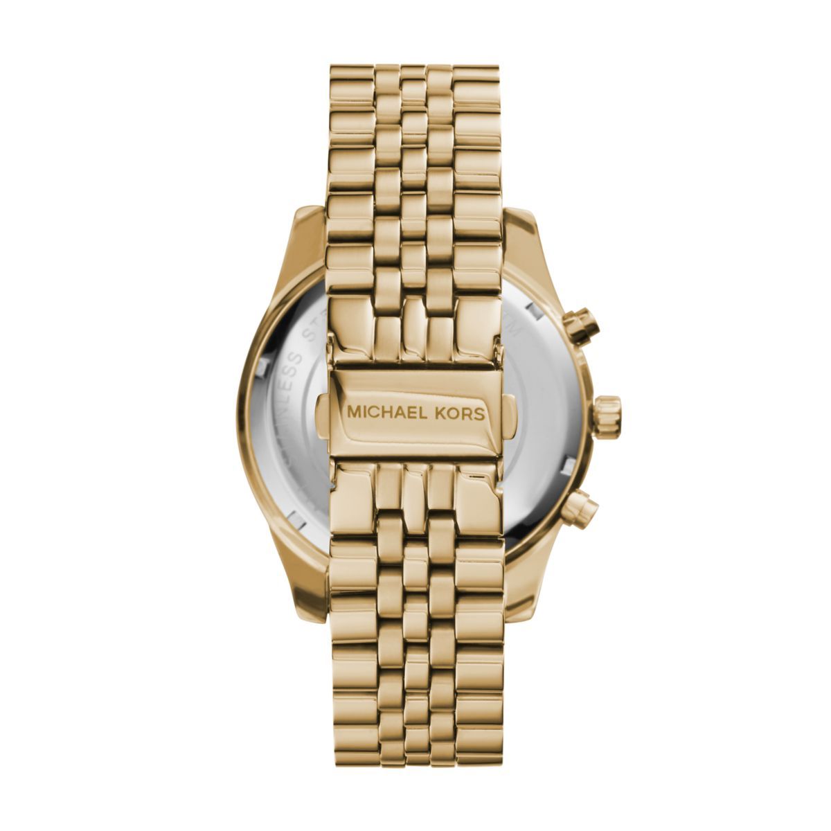 Michael Kors Lexington Gold Round Stainless Steel Men's Watch - MK8281 | Time Watch Specialists