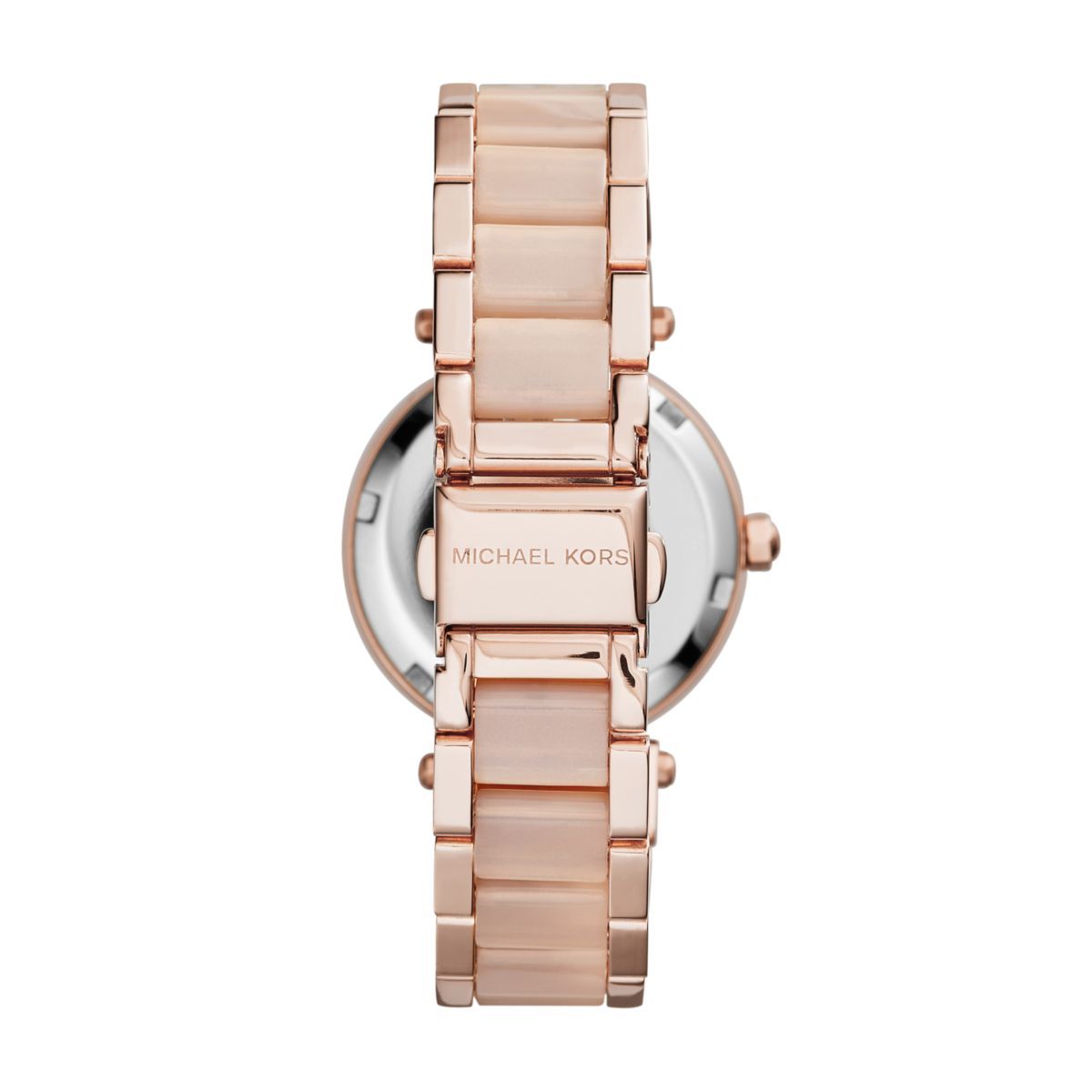 Michael Kors Parker Rose Gold Round Acetate Women's Watch - MK6110 | Time Watch Specialists