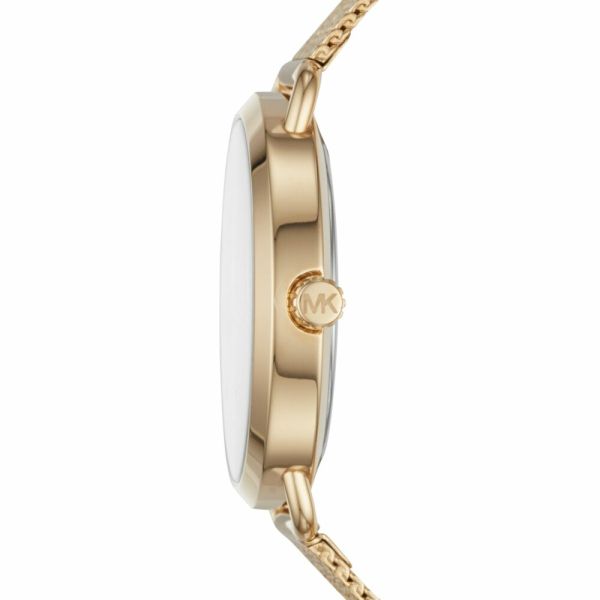 Michael Kors Portia Gold Round Stainless Steel Women's Watch | MK3844 | Time Watch Specialists
