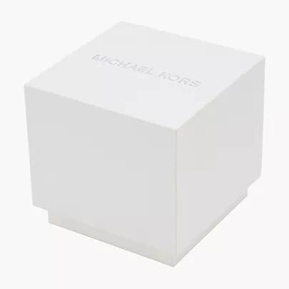 Michael Kors Three-Hand Stainless Steel Woman's Watch and Bracelet Set | MK1055SET | Time Watch Specialists