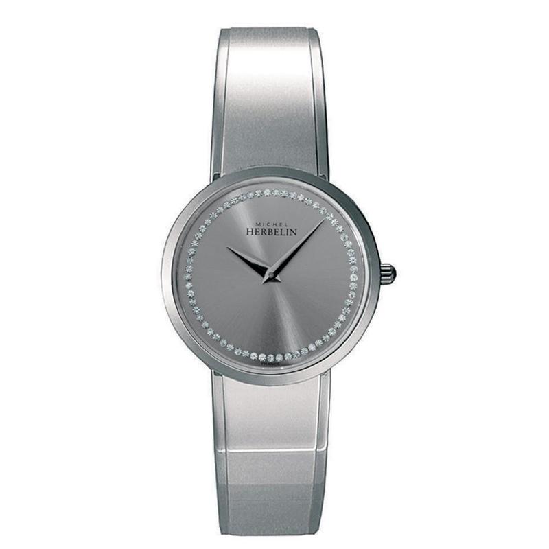 Michel Herbelin M-Band Silver Women's Watch - 17082/B62 | Time Watch Specialists