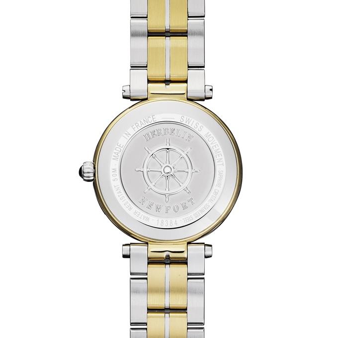 Michel Herbelin Newport Quartz Two Tone Gold Women's Watch - 18384/BT29 | Time Watch Specialists