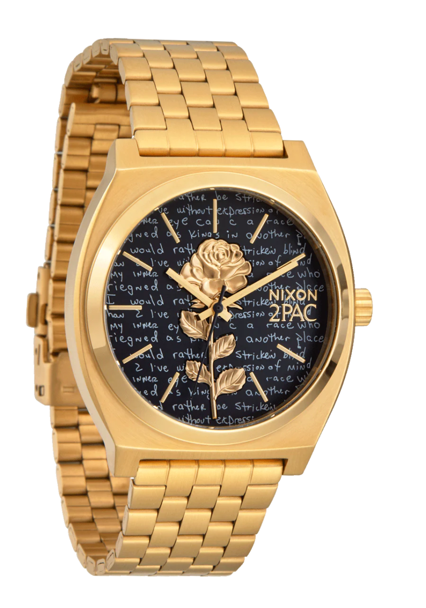 Nixon 2PAC Time Teller Gold Tone Unisex Watch | A1378513-00 | Time Watch Specialists