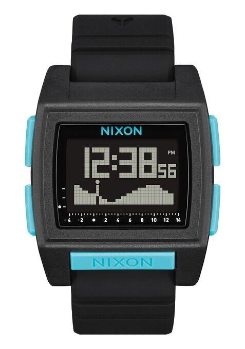 NIXON Base Tide Pro Silver Dial and Silver Rubber Men's Watch | A13072889 - 00 | TIME Watches