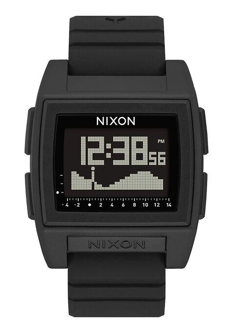 NIXON Base Tide Pro Silver Dial and Silver Rubber Men's Watch | A13072889 - 00 | TIME Watches