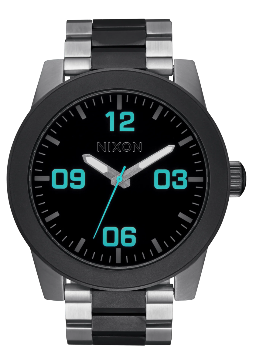 Nixon Corporal Stainless Steel Gunmetal Men's Watch | A3465146-00 | Time Watch Specialists