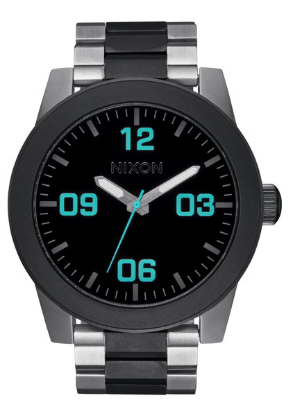 Nixon private ss gunmetal top