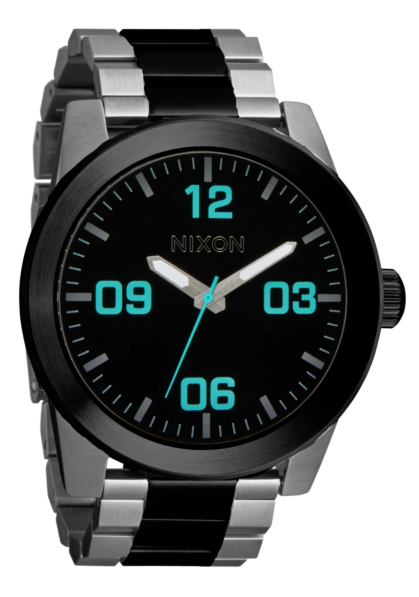 Nixon Corporal Stainless Steel Gunmetal Men's Watch | A3465146-00 | Time Watch Specialists