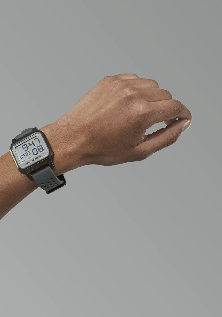 Nixon Heat Chronograph Rubber Strap Men's Watch | A13205106-00 | Time Watch Specialists