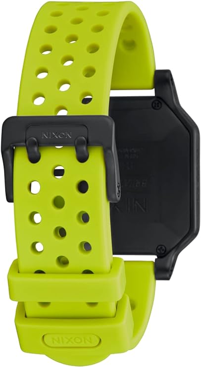 Nixon Heat Digital Black Square Dial Unisex Watch | A13205154-00 | Time Watch Specialists