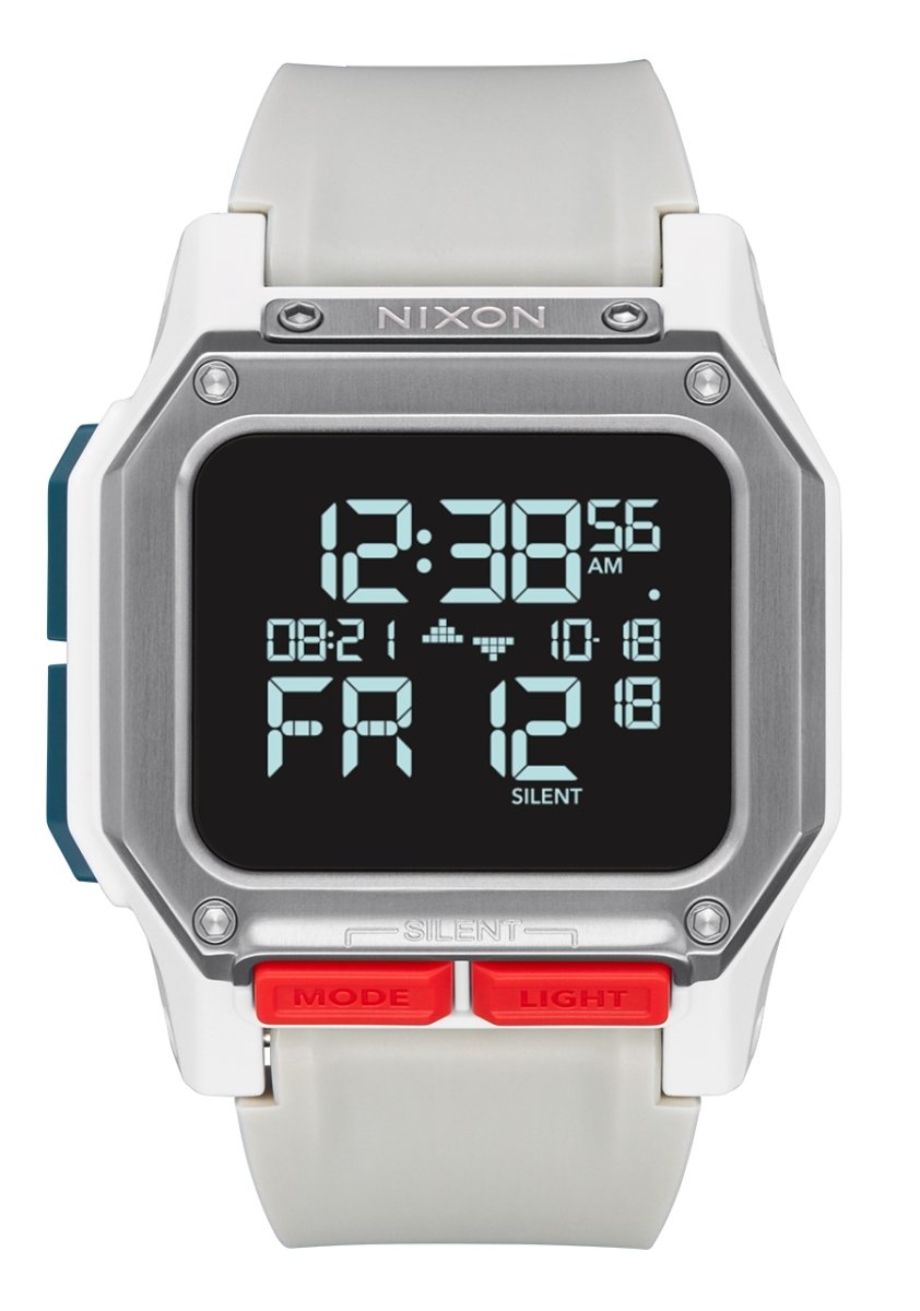 NIXON Regulus Unisex Watch - White / Gray - | Time Watch Specialists
