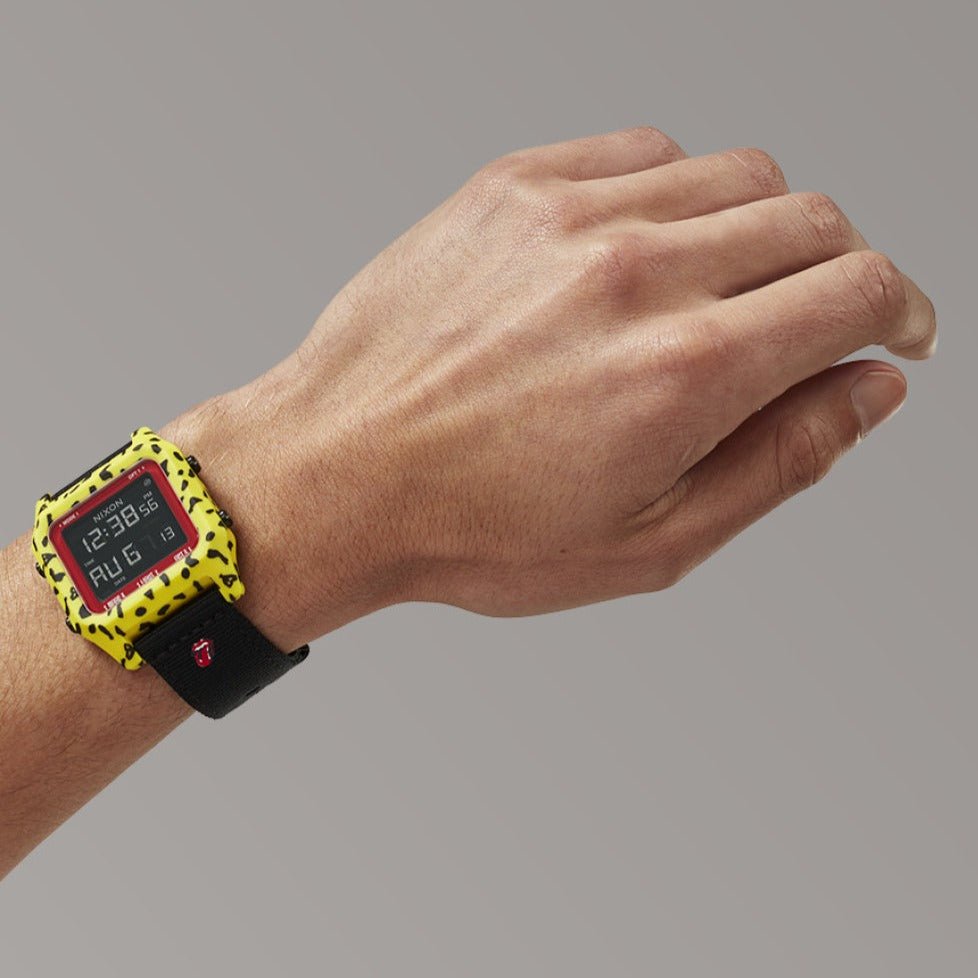 NIXON Rolling Stones Staple Unisex Watch | Yellow / Black | Time Watch Specialists