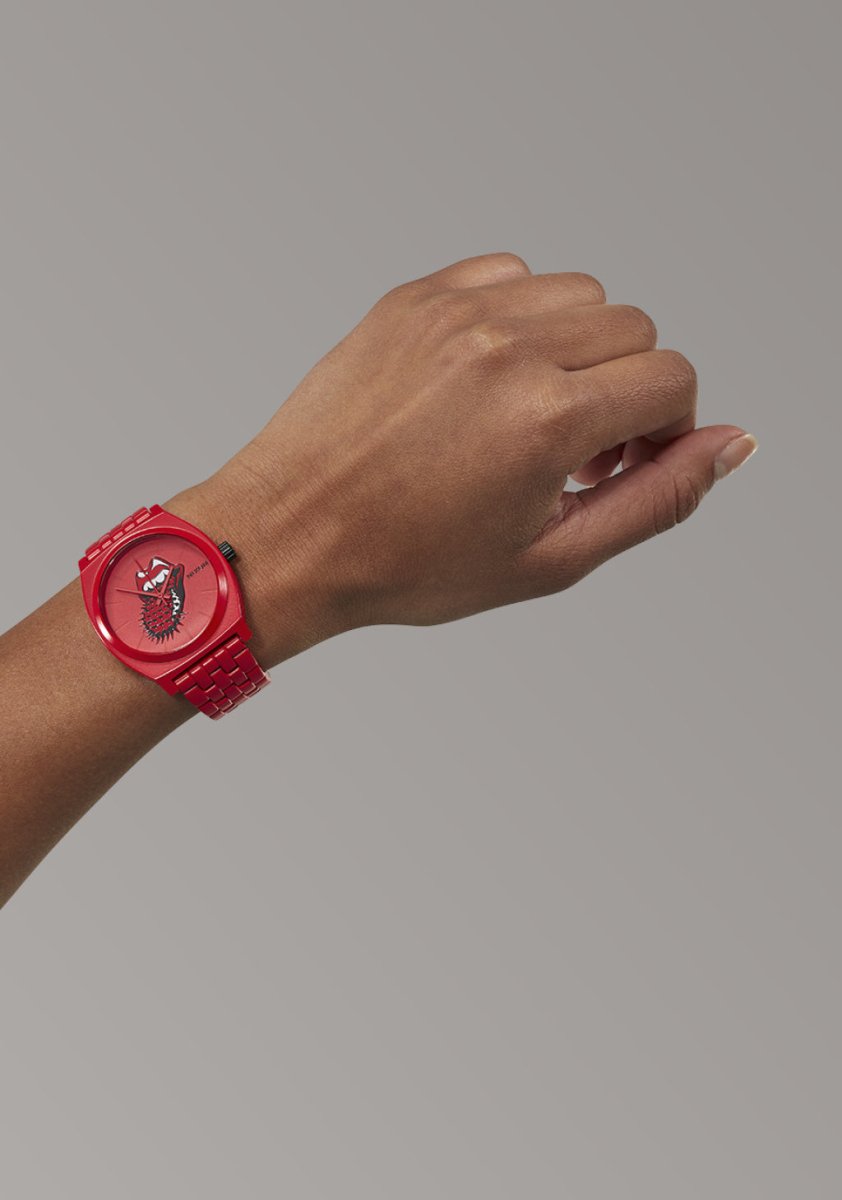 NIXON Rolling Stones Time Teller All Red | Time Watch Specialists