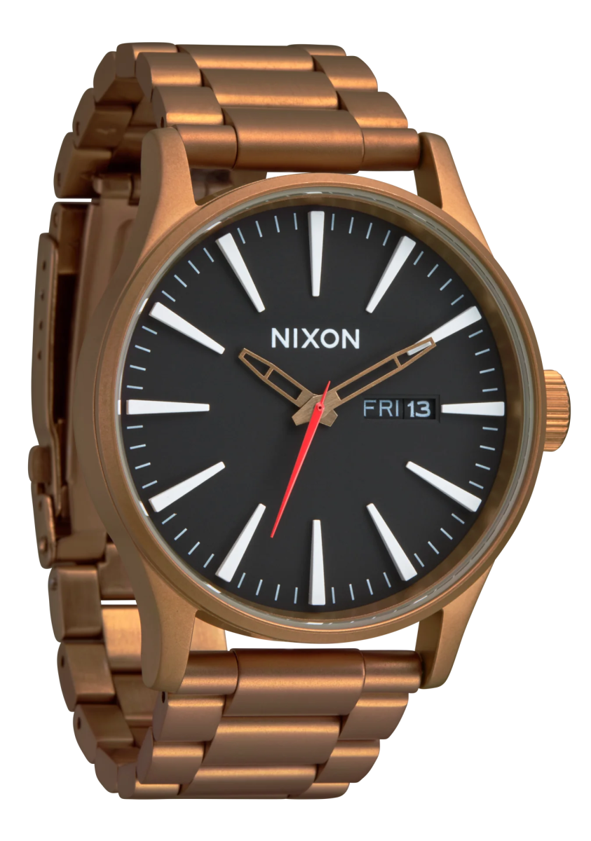 Nixon Sentry Black Dial Stainless Steel Unisex Watch | A3565145-00 | Time Watch Specialists