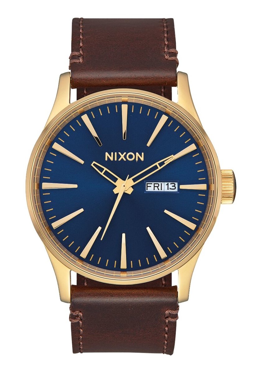 NIXON Sentry Leather Mens Watch | Time Watch Specialists