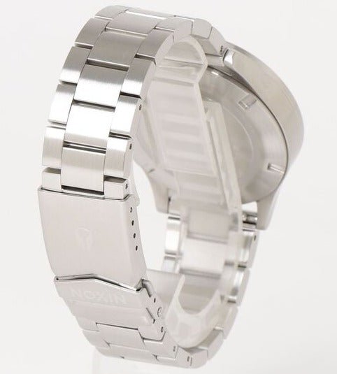 NIXON Sentry Solar Navy Sunray / Silver Stainless Steel Men's Watch | A13465091-00 | Time Watch Specialists