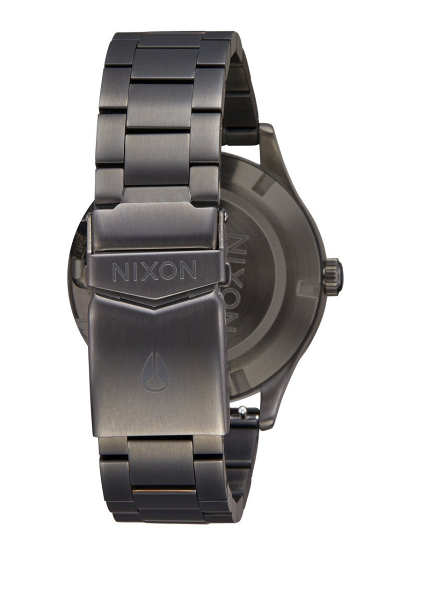 Nixon Sentry Solar Stainless Steel gunmetal Men's Watch | A1346131-00 | Time Watch Specialists