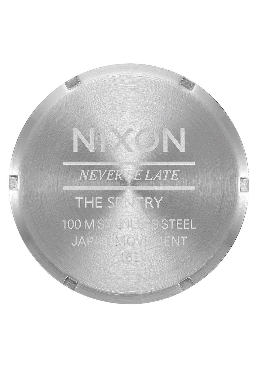 Nixon Sentry Tan Leather Unisex Watch | A1055095-00 | Time Watch Specialists