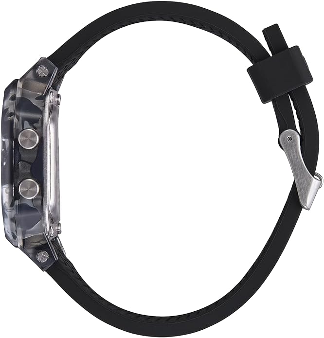 Nixon Siren Tortoise Digital Black Strap Unisex Watch | A12102882-00 | Time Watch Specialists