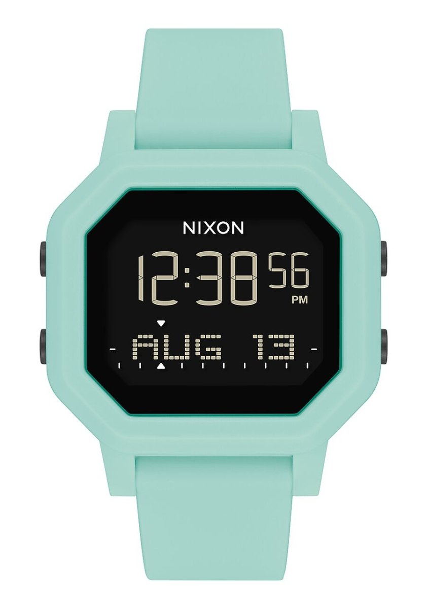 NIXON Siren Digital Black Dial and Black Rubber Women's Watch | A13113154 - 00 | TIME Watches