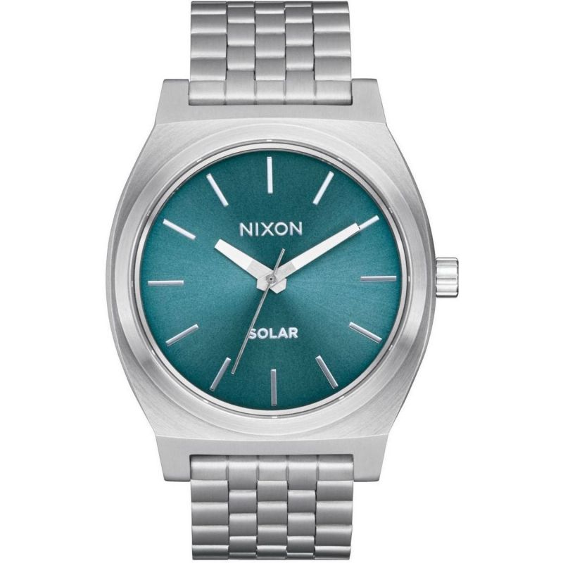 Nixon Stainless Steel Turquoise Dial Unisex Watch | A13695161-00 | Time Watch Specialists