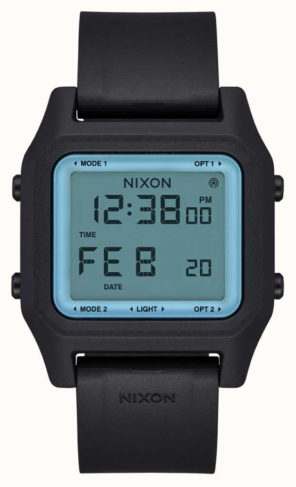 NIXON Staple Black Dial and Black Rubber 36mm Women's Watch - view 24