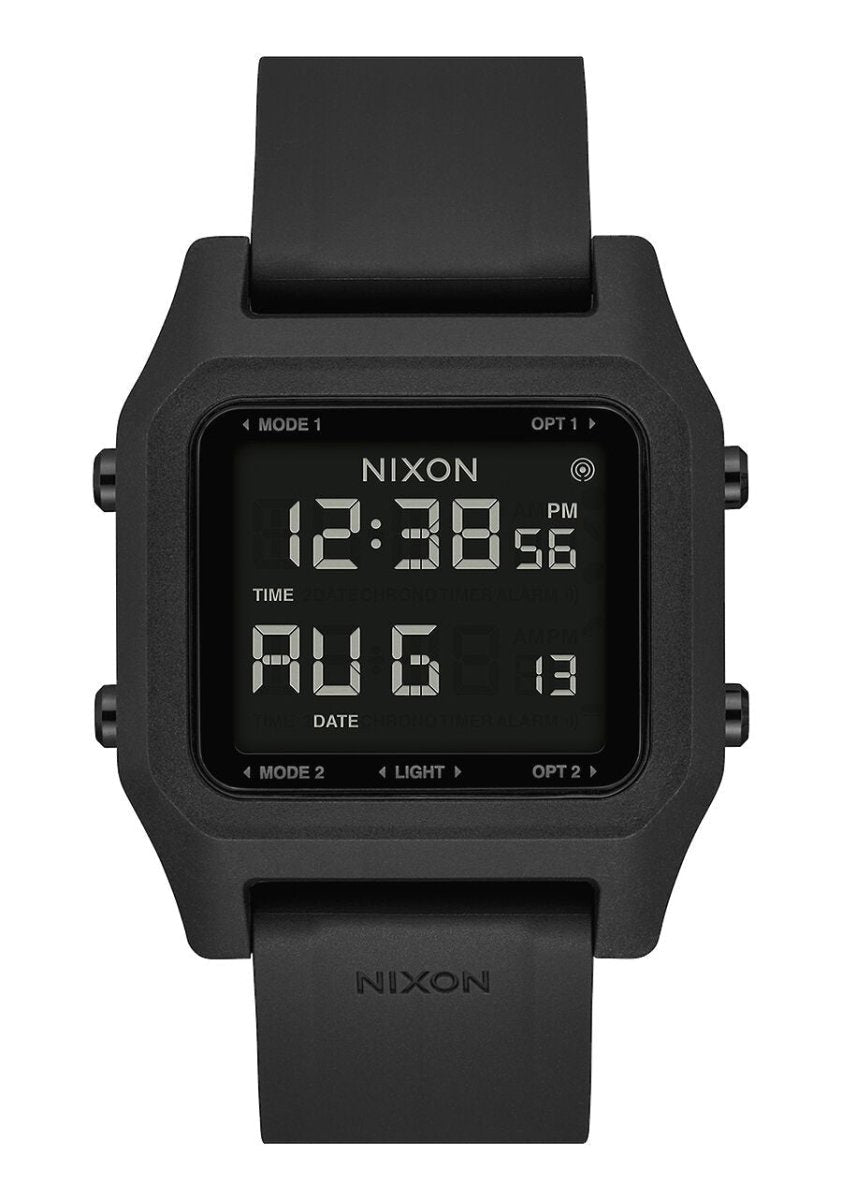 NIXON Staple Black Dial and Black Rubber 36mm Women's Watch - view 12