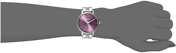 Nixon The Kensington Purple Dial Stainless Steel Woman's Watch | A0992157-00