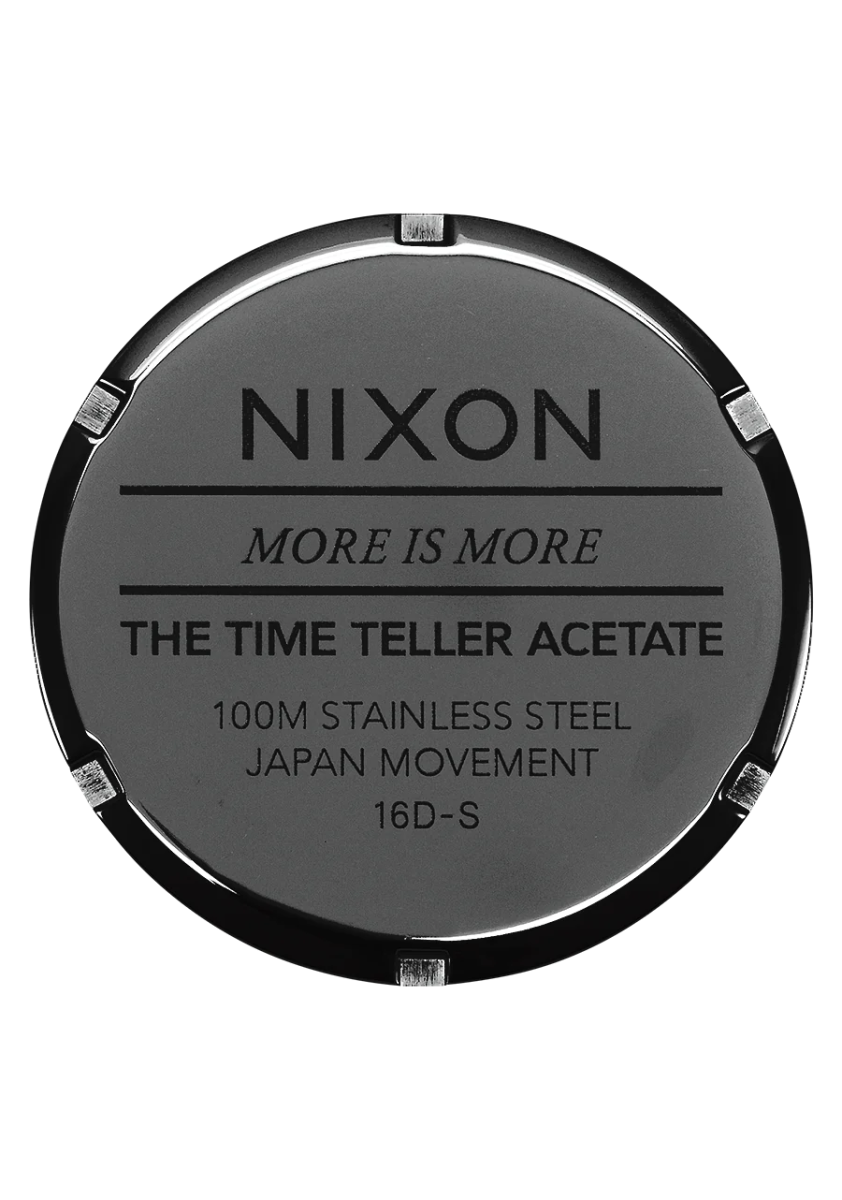 NIXON Time Teller Acetate Water Resistant Women's Watch | A327646-00 | Time Watch Specialists