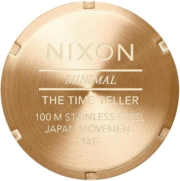 NIXON Time Teller Silver Dial and Black Steel Bracelet 37mm Unisex Watch - view 9