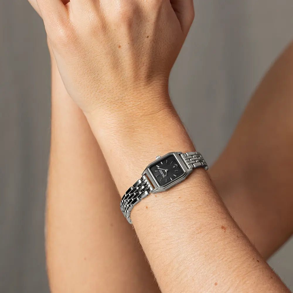 Paul Hewitt Petit Soleil Silver Black Women's Watch | PH-W-0335 | Time Watch Specialists