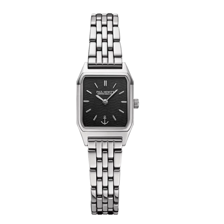 Paul Hewitt Petit Soleil Silver Black Women's Watch | PH-W-0335 | Time Watch Specialists