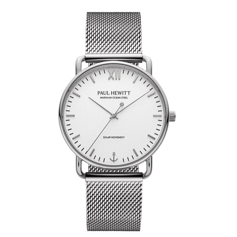 Paul Hewitt Sailor Silver White Men's Watch | PH-W-0324 | Time Watch Specialists