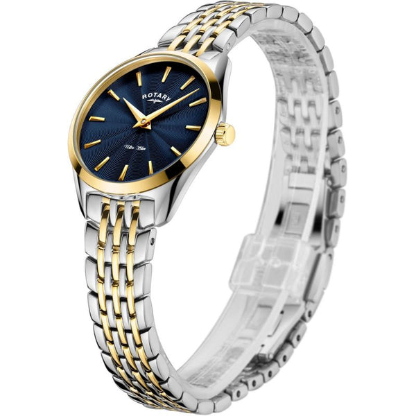 Rotary Ultraslim Sapphire Glass Woman's Watch | LB08011/05