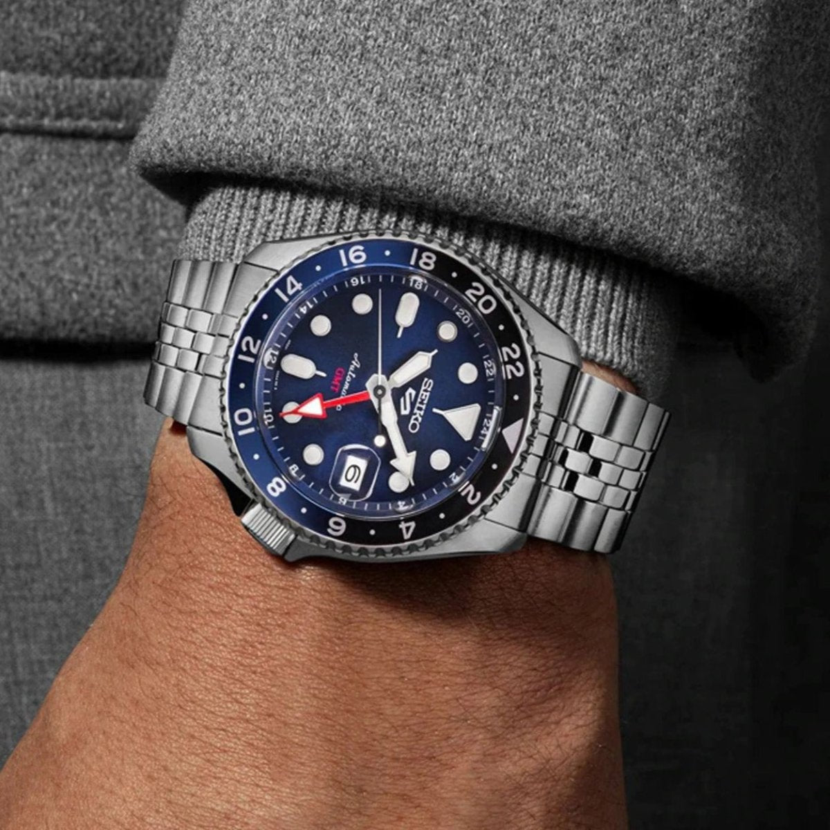 Seiko 5 Sports GMT Series Men's Watch | SSK001K1 | Time Watch Specialists