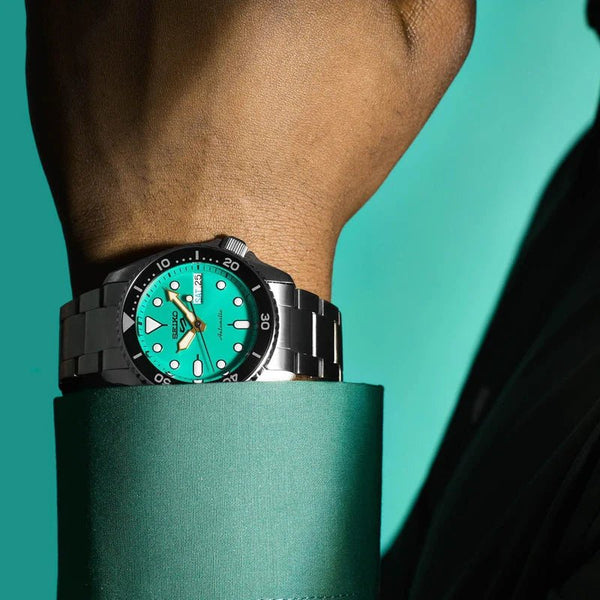 SEIKO 5 SPORTS SKX ‘MIDI’ Teal Men's Watch | SRPK33K1