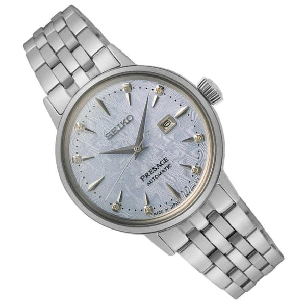 Seiko Presage Cocktail Time 'Skydiving' Diamond Twist woman's Watch | SRE007J1