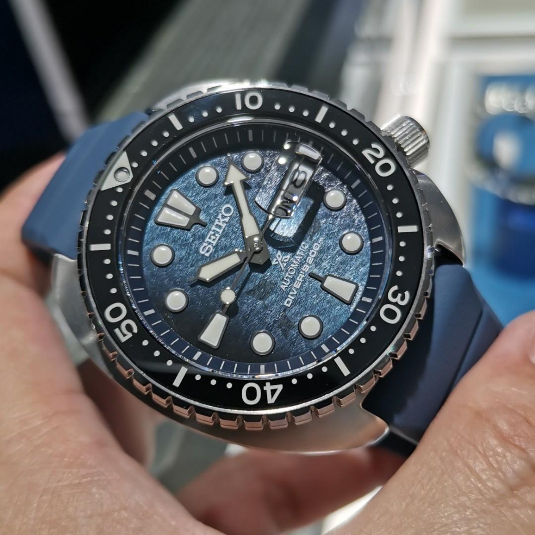 Seiko Prospex Turtle 'Save The Ocean' Men's Watch | SRPF77K1 | Time Watch Specialists